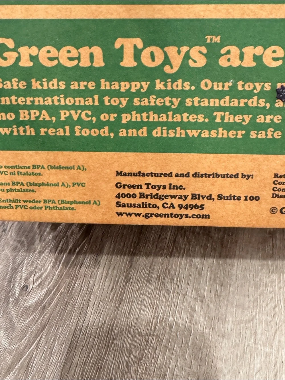 Green Toys green toys